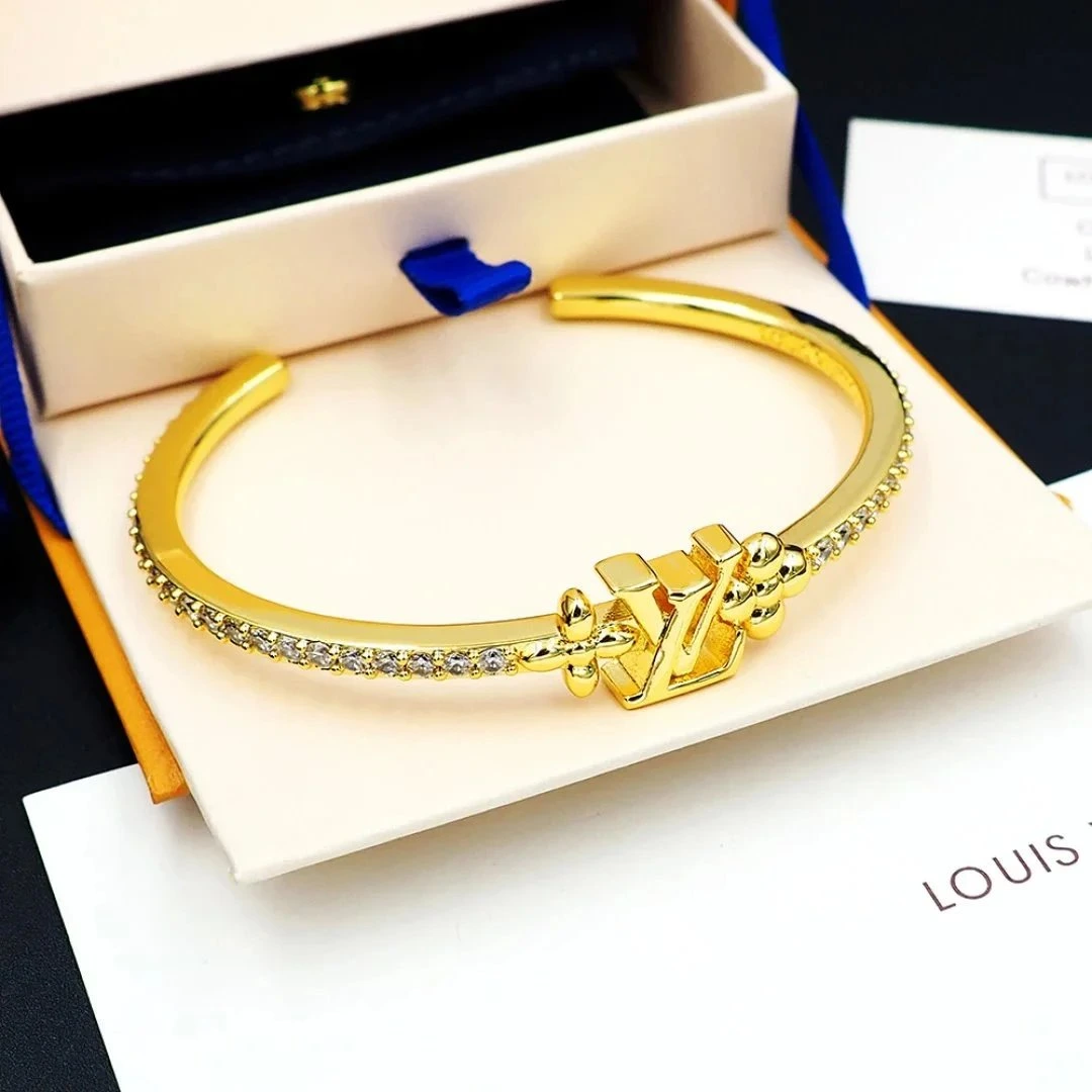 Louis Vuitton Monogram World Tour Cuff Bracelet
