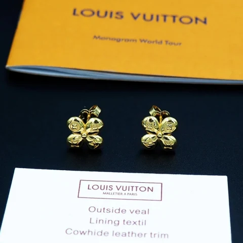 Louis Vuitton Flower Stud Earrings