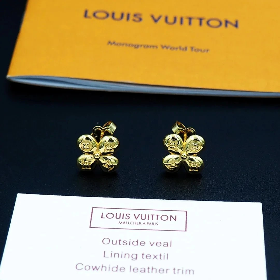 Louis Vuitton Flower Stud Earrings