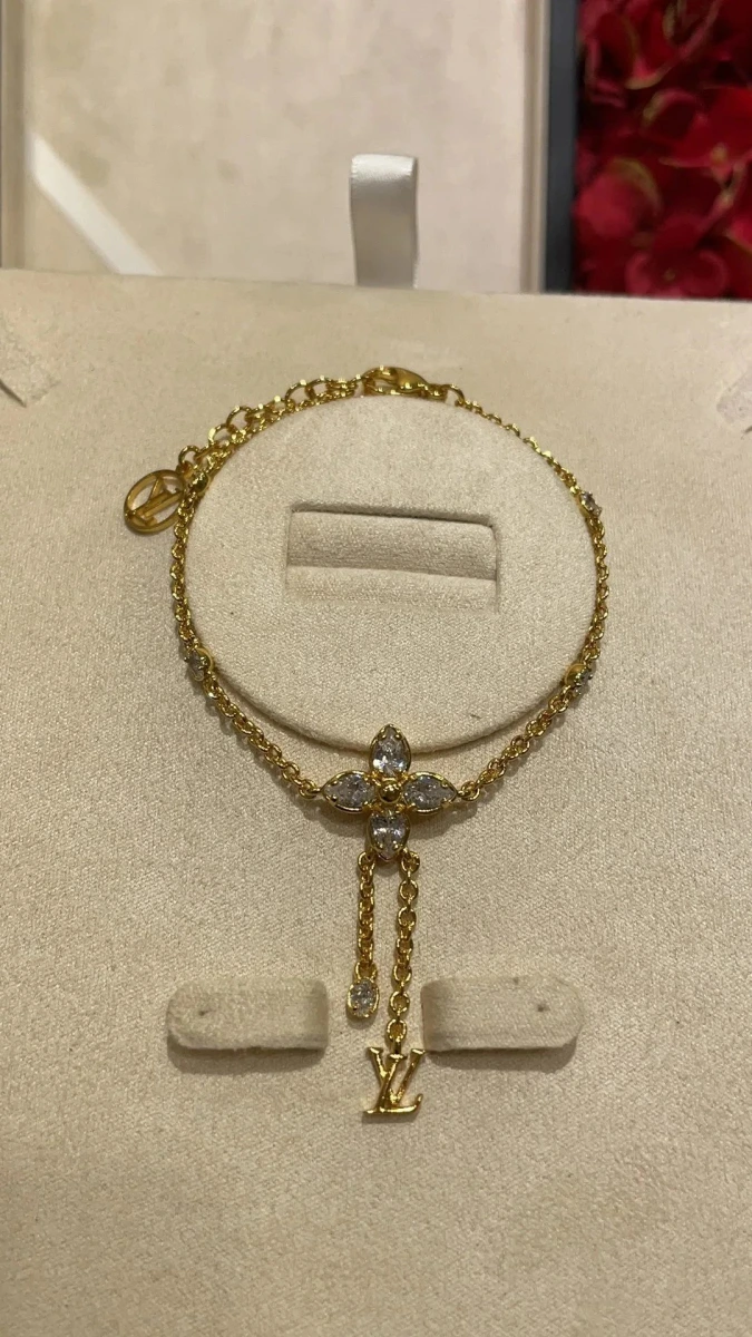 Louis Vuitton Flower Chain Bracelet