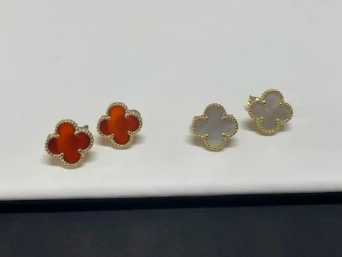 Van Cleef & Arpels Alhambra Stud Earrings
