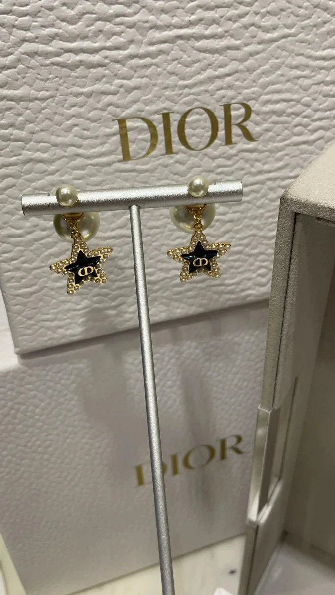 Dior Rose des Vents Star Earrings
