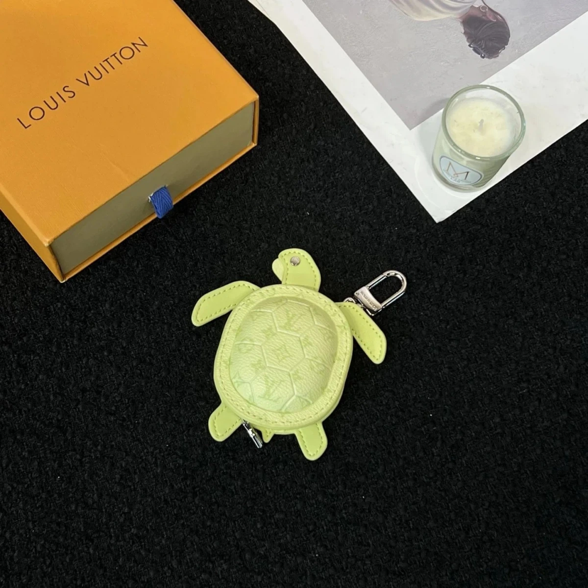 Louis Vuitton Turtle-Shaped Keychain Charm