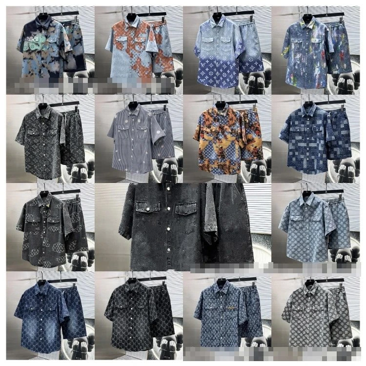 Louis Vuitton Short-Sleeve Shirt and Shorts Set