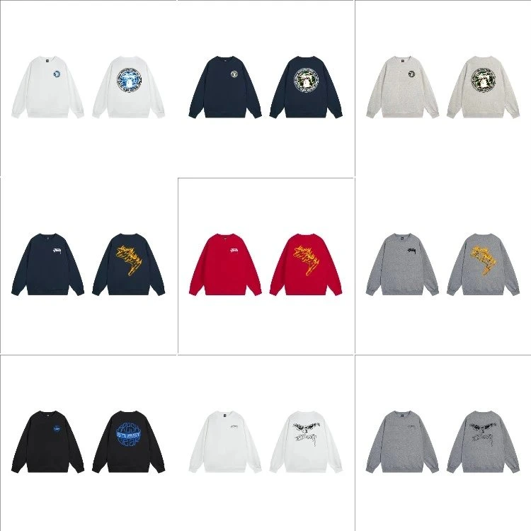Stussy Long Sleeve Crewneck Sweatshirt
