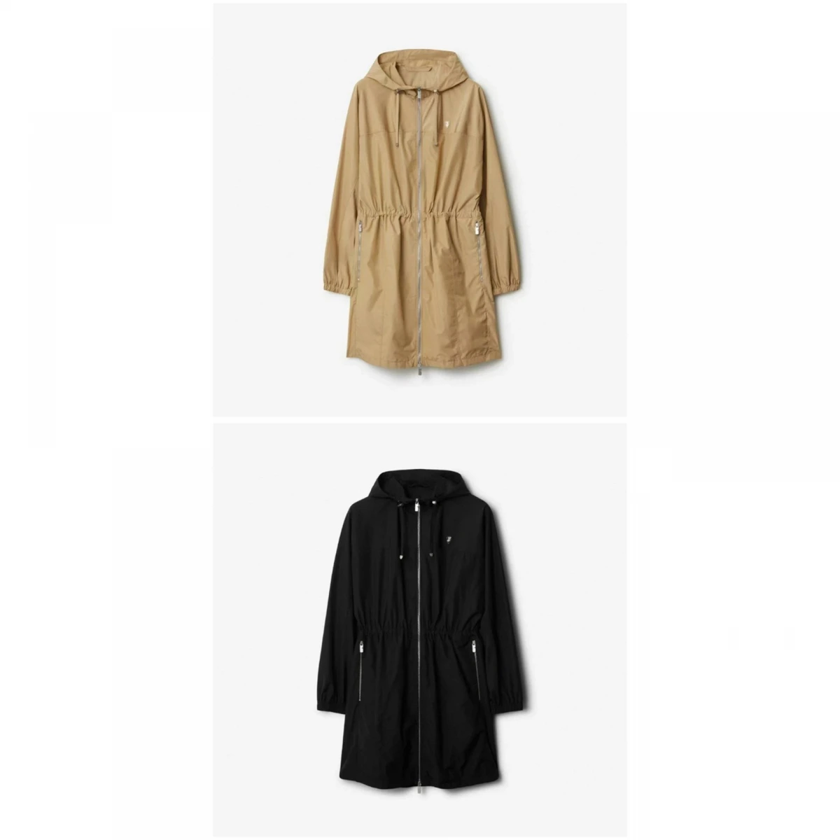 Hooded Windbreaker Coat