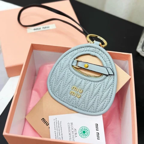 Miu Miu Matelass Keychain Bag Charm