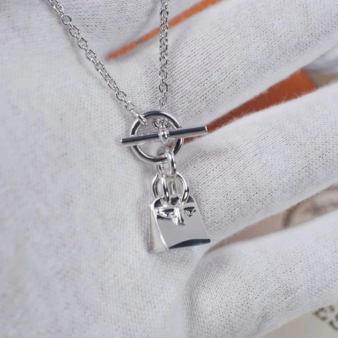 Hermes Mini Kelly Charm Necklace