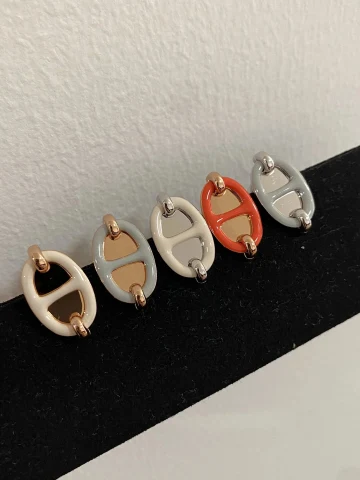 Hermes Charm Earrings
