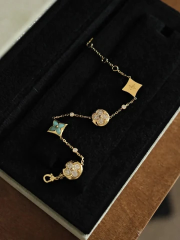 Louis Vuitton Flower Chain Bracelet Bracelet