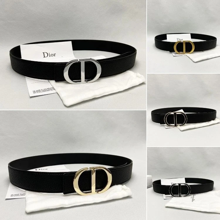 Dior Dior Oblique Leather Belt