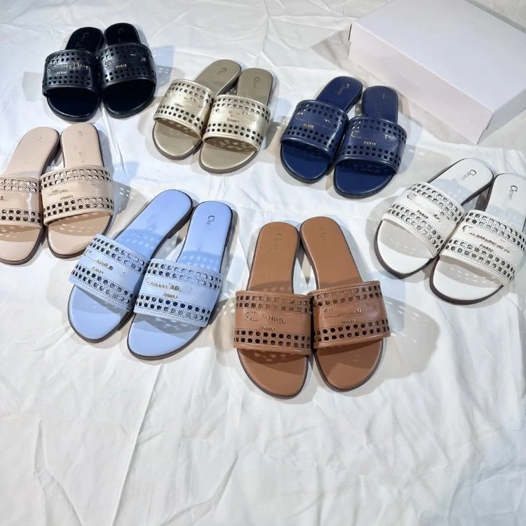 Celine Triomphe Slide Sandals