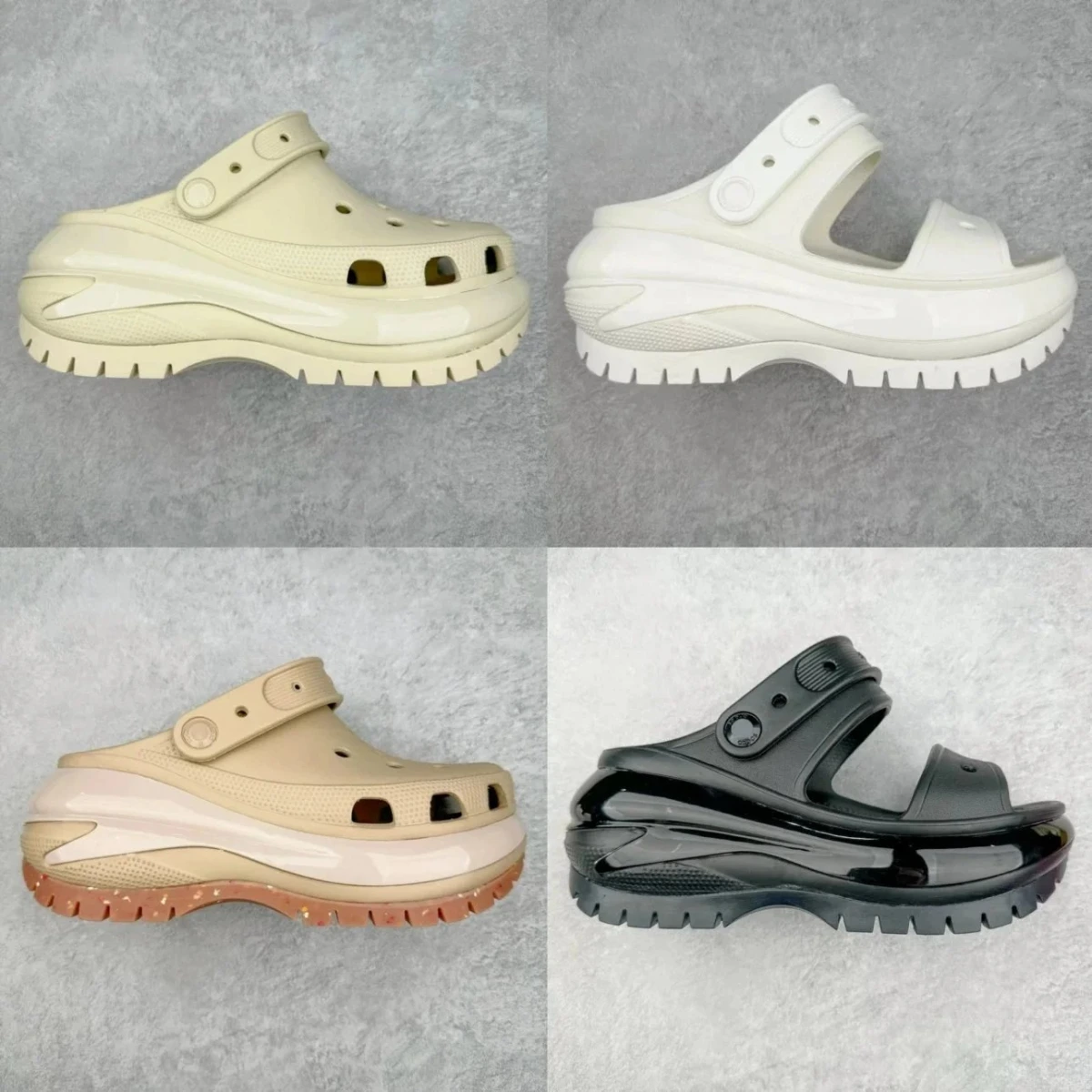 Crocs Crocband Platform Clog Platform Slide Sandals