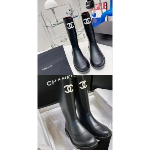 Chanel Rain Boots