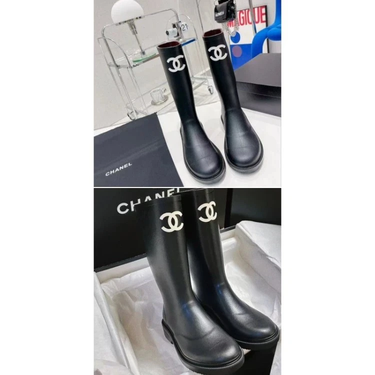 Chanel Rain Boots