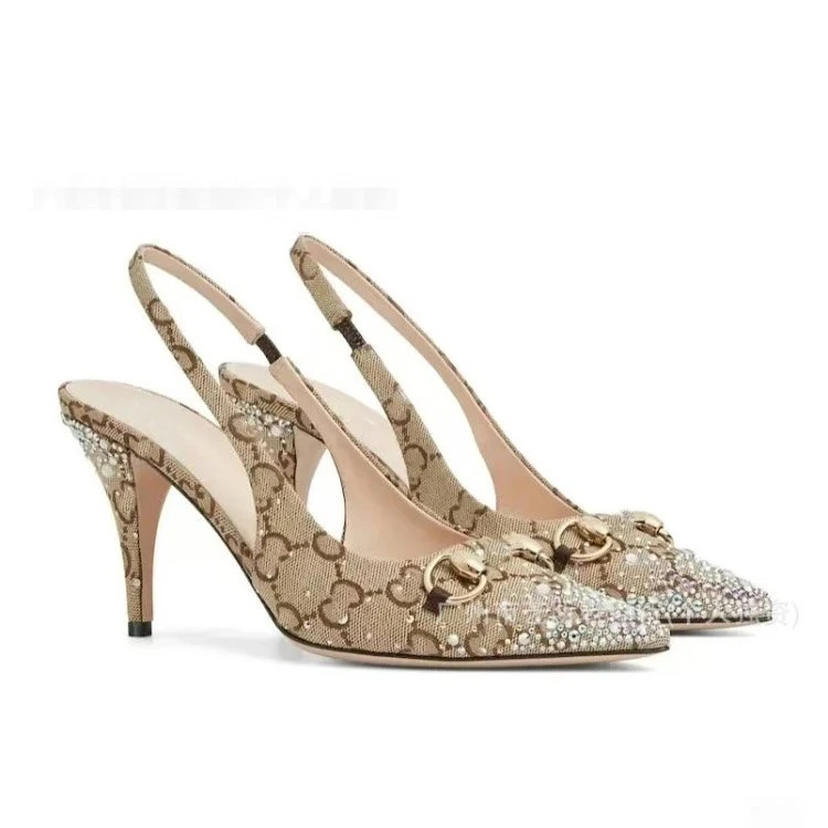 Gucci Marmont Slingback Heels