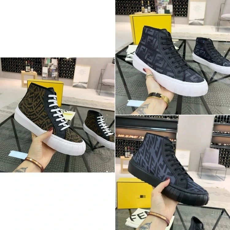 Fendi Mania High-Top Sneakers