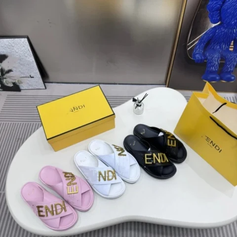 Fendi FF Slide Sandals