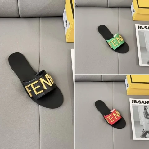 Fendi FF Slide Sandals