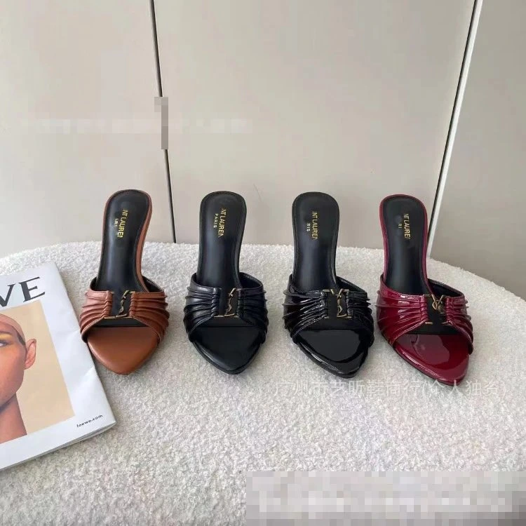 Saint Laurent Tribute Slide Sandals