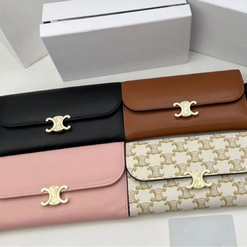 Celine Triomphe Long Wallet