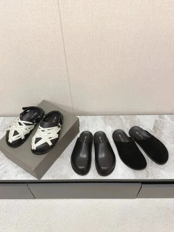 Rick Owens Geobasket Slide Sandals