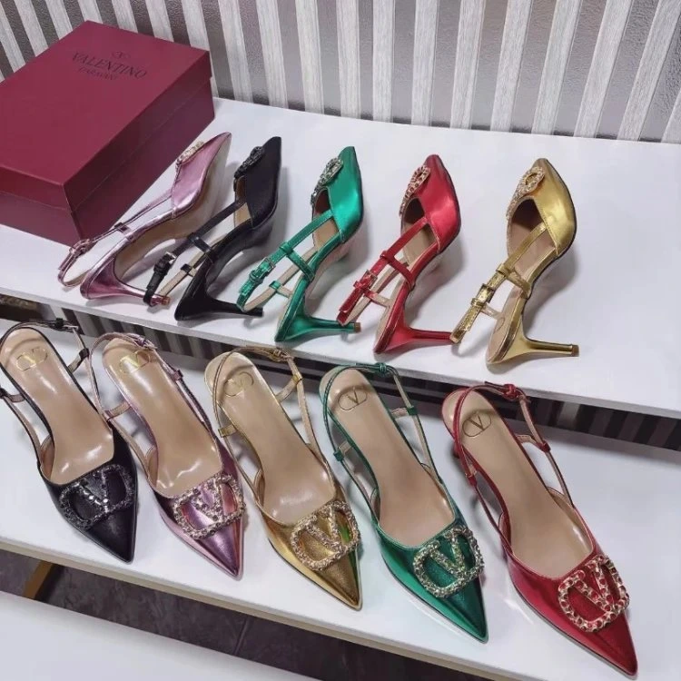 Valentino VLOGO Slingback Heels