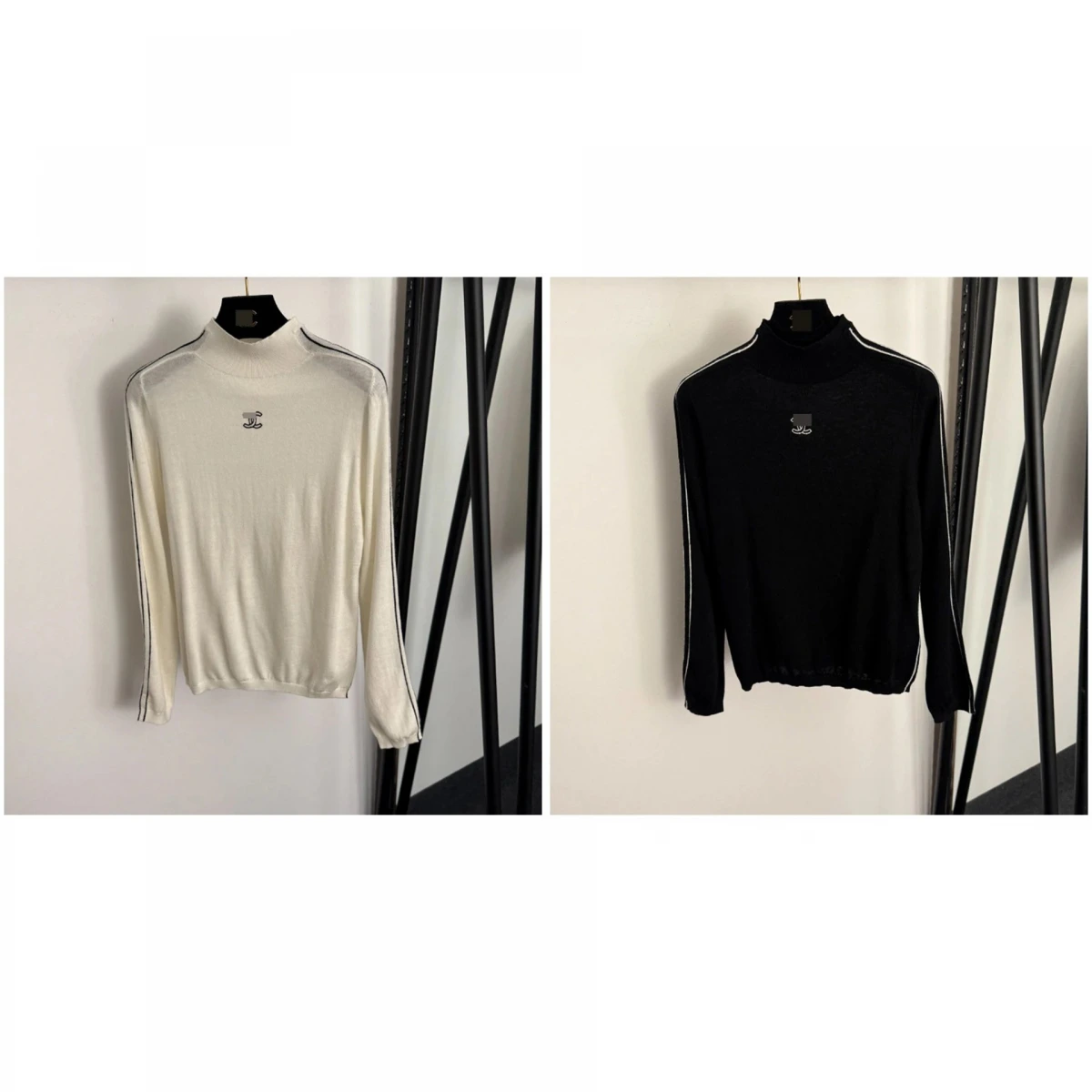 Chanel Long Sleeve Knit Top
