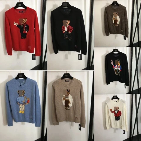 Polo Ralph Lauren Polo Bear Sweater Long Sleeve Knit Sweater