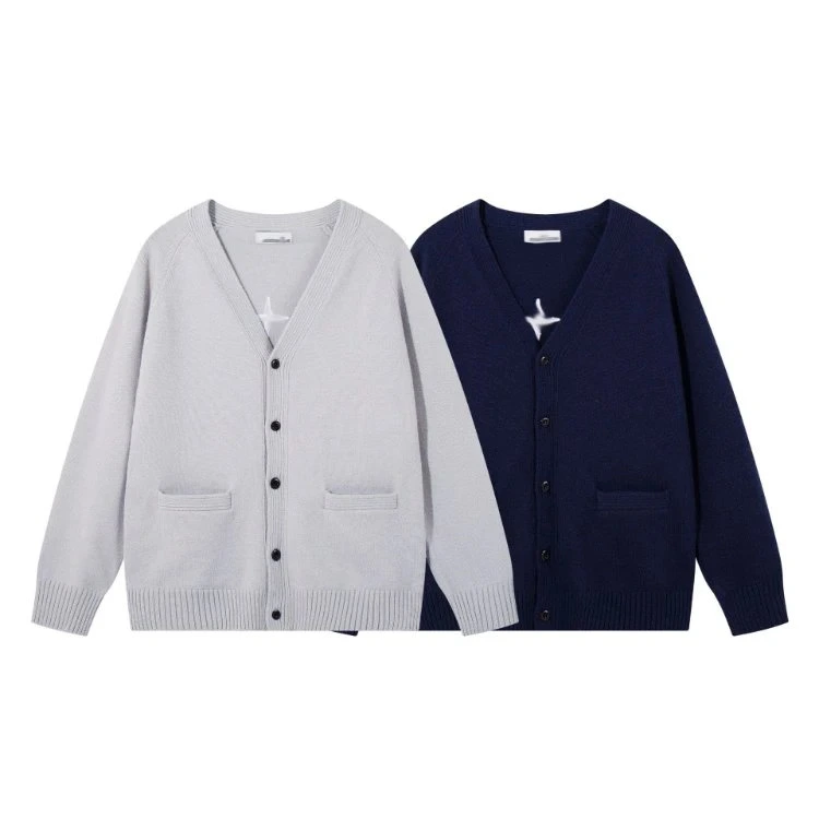Stone Island V-Neck Cardigan Sweater