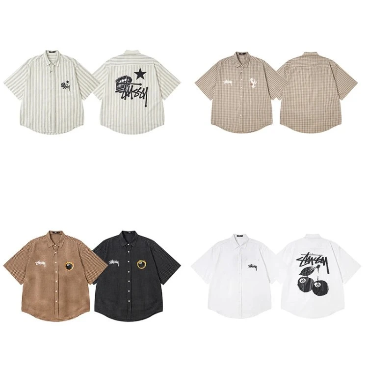 Stussy Short-Sleeve Button-Up Shirt
