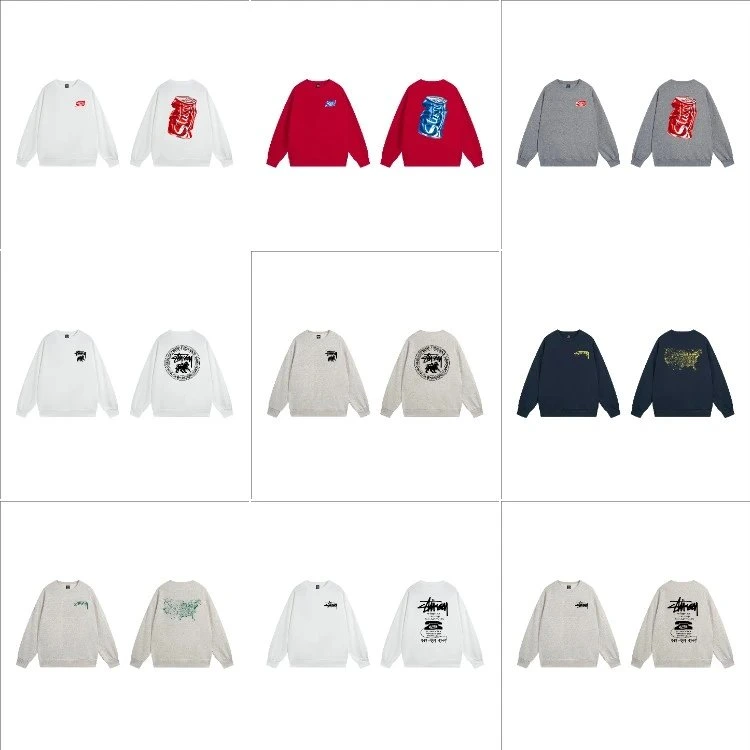 Stussy Long Sleeve Crewneck Sweatshirt