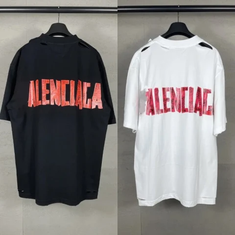 Balenciaga Tape Print Graphic T-Shirt