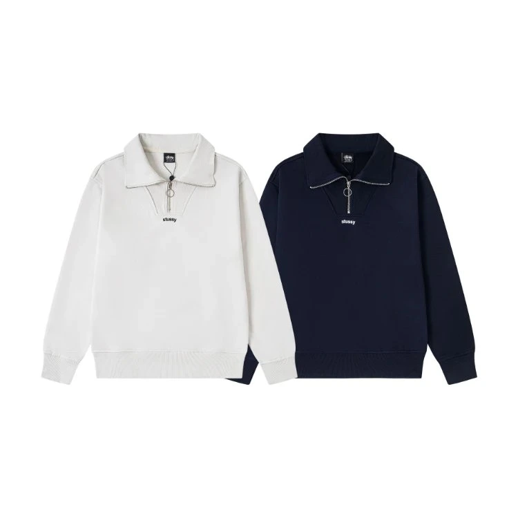 Stussy Half-Zip Pullover Sweatshirt