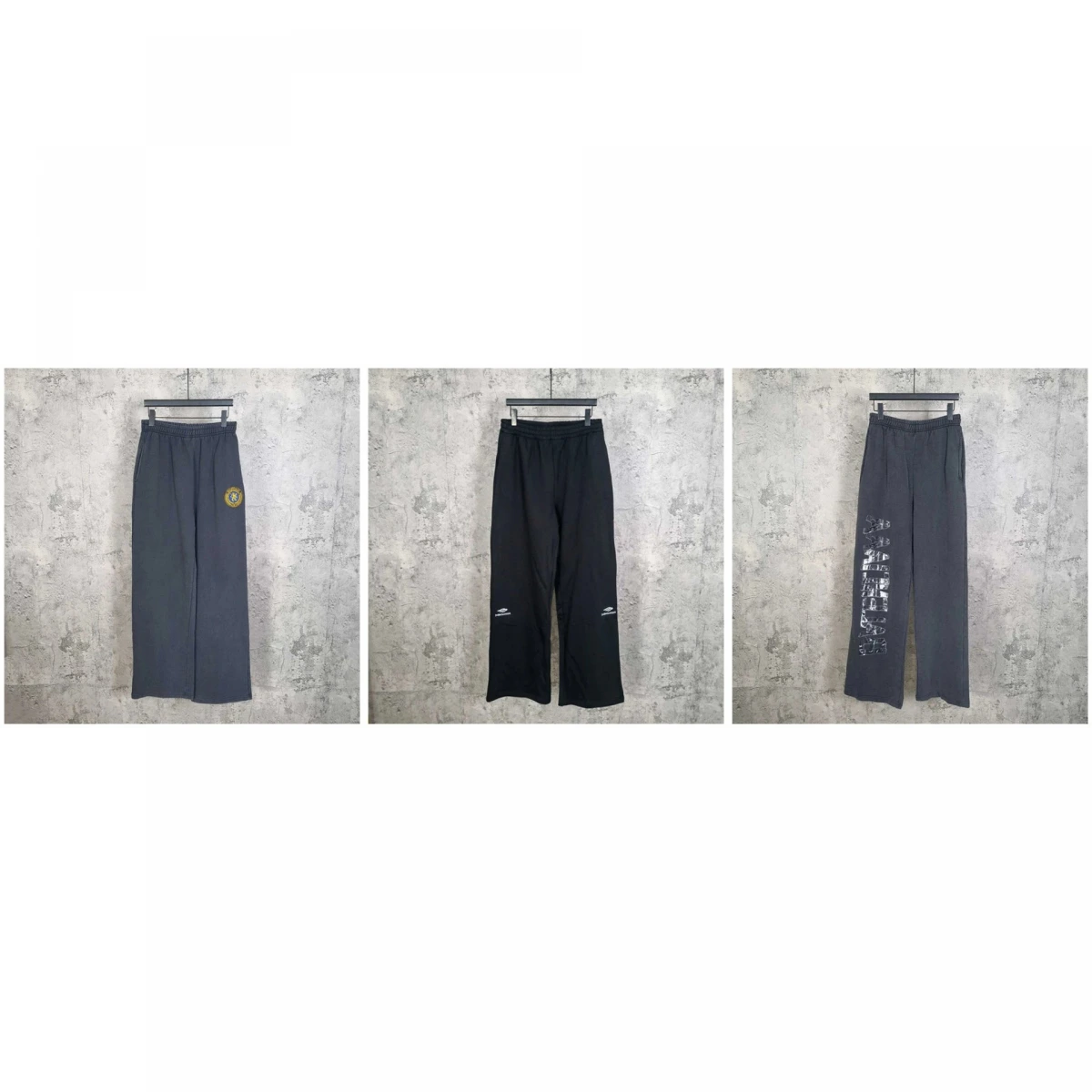 Balenciaga Logo Patch Sweatpants