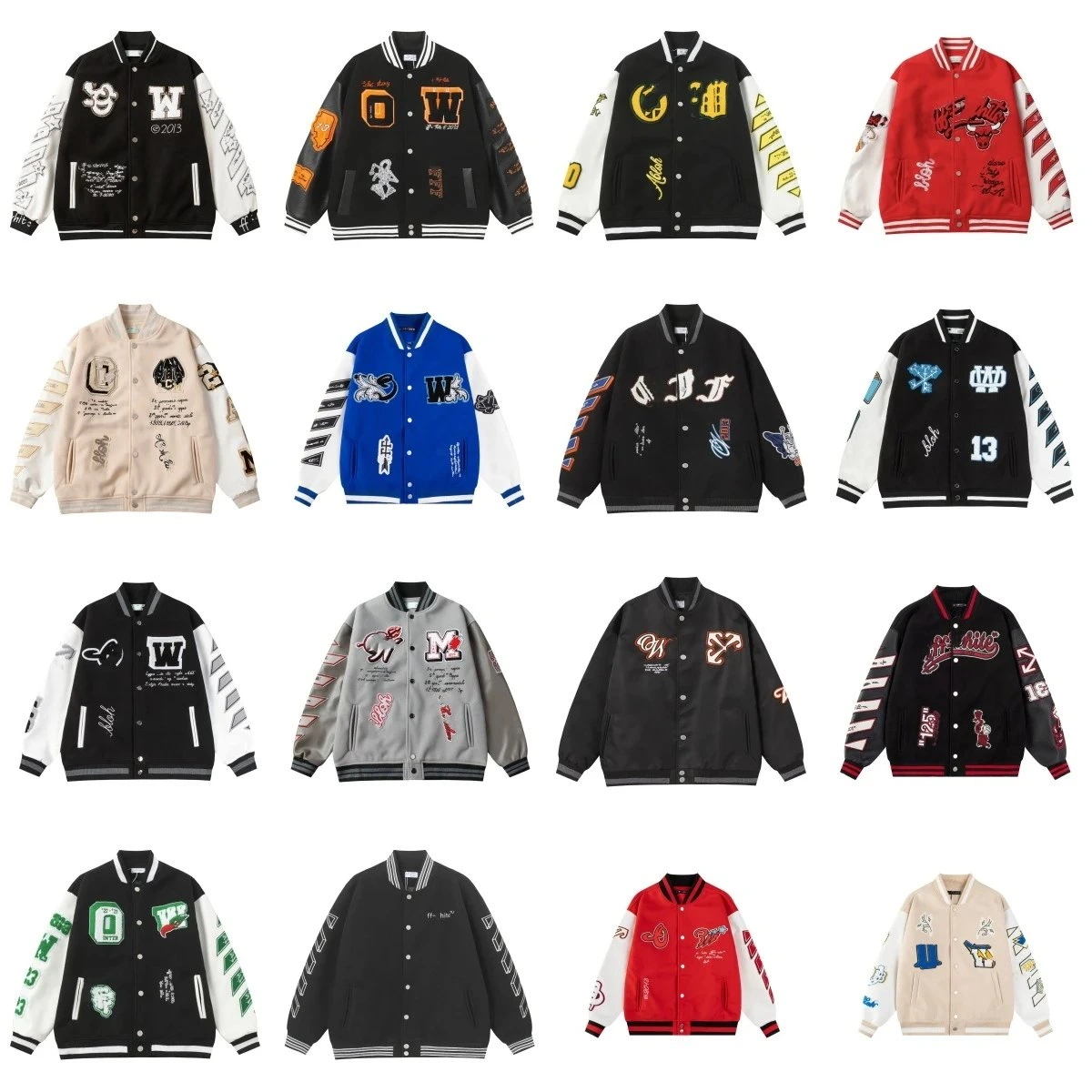Off-White AC Milan Varsity Jacket