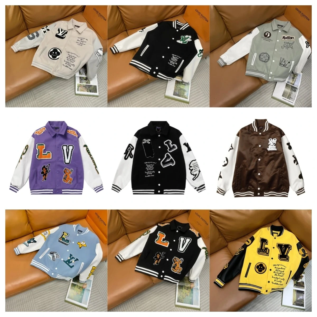 Louis Vuitton LV Monogram Baseball Jacket