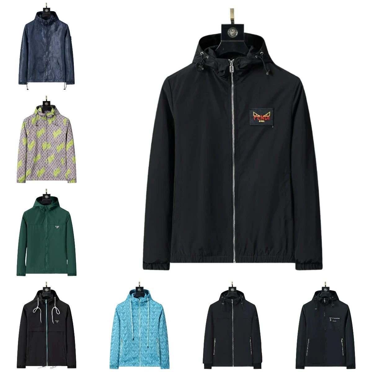 Hooded Windbreaker Jacket