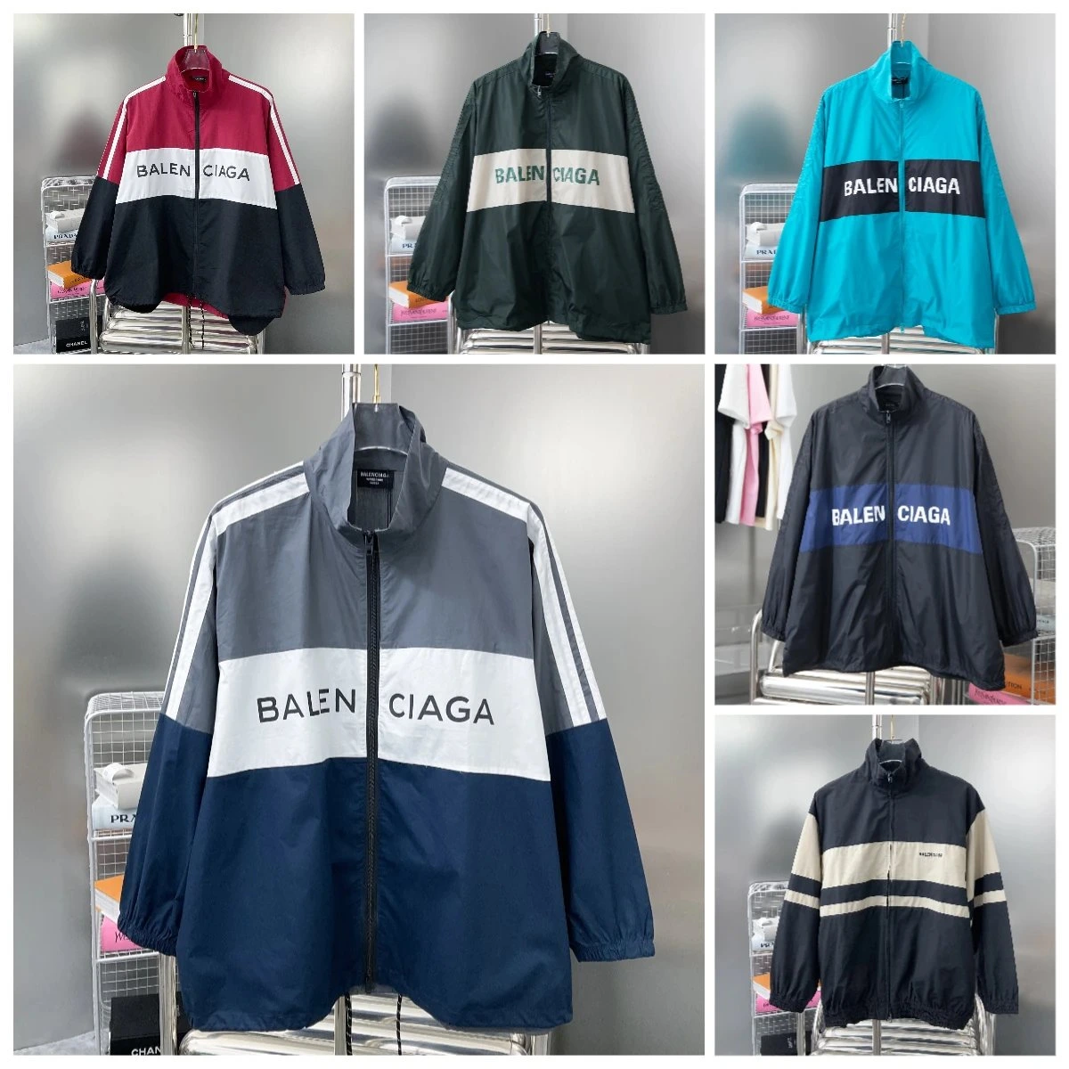 Balenciaga Track Jacket Windbreaker Jacket