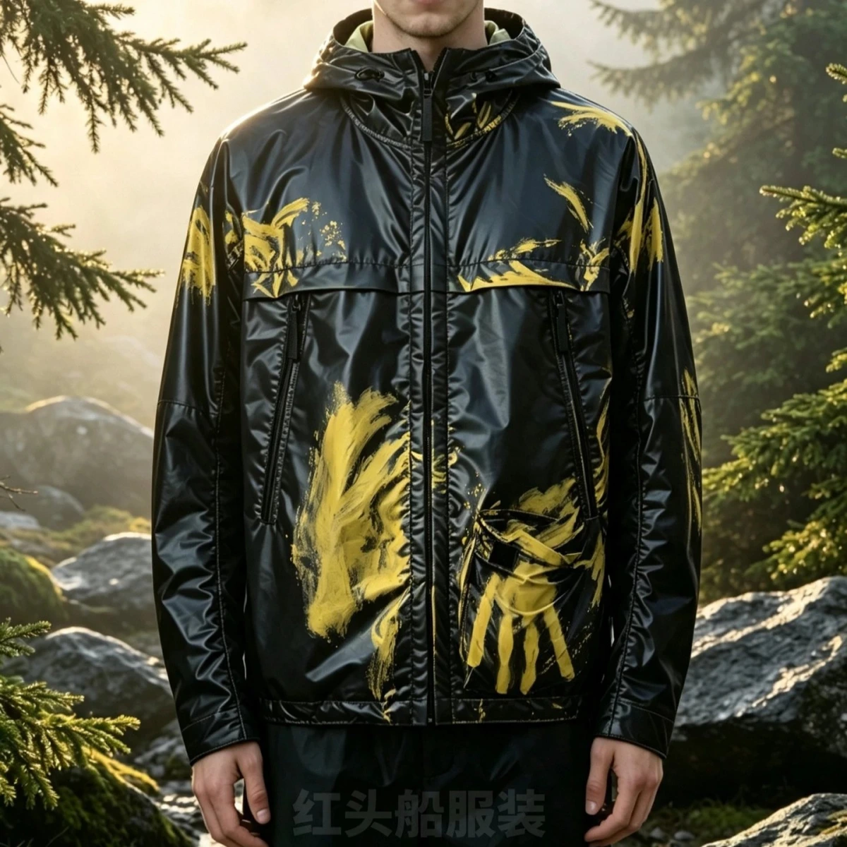 Jacket - Hooded Windbreaker